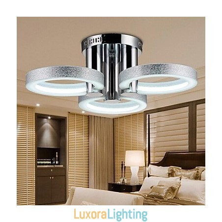 Designer Touch Decorative Chandelier Modern Silver 3 Lights