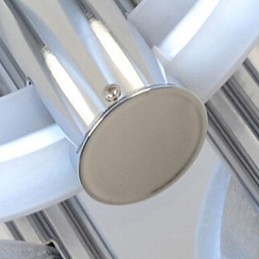 Designer Touch Decorative Chandelier Modern Silver 3 Lights