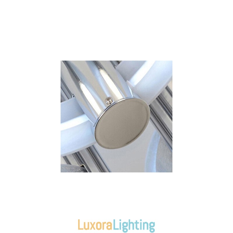 Designer Touch Decorative Chandelier Modern Silver 3 Lights