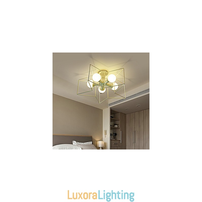 Designer Touch Decorative 3W Vintage Country Painting Metal Pendant Light Garage