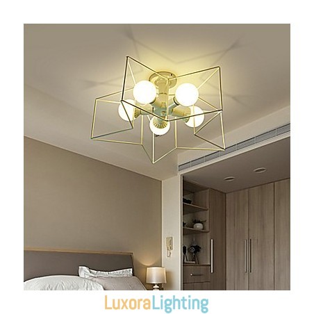 Designer Touch Decorative 3W Vintage Country Painting Metal Pendant Light Garage