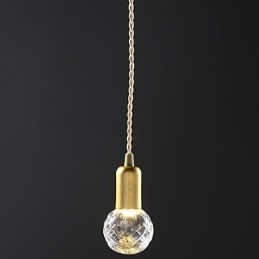Designer Touch Decorative Modern Contemporary Vintage Mini Style Gold Metal Pendant Light