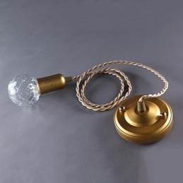 Designer Touch Decorative Modern Contemporary Vintage Mini Style Gold Metal Pendant Light