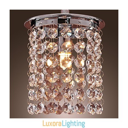 Designer Touch Decorative Modern Contemporary Crystal Mini Style Electroplated Pendant Light