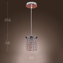 Designer Touch Decorative Modern Contemporary Crystal Mini Style Electroplated Pendant Light