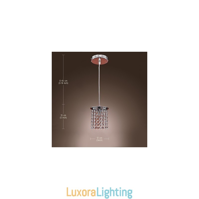 Designer Touch Decorative Modern Contemporary Crystal Mini Style Electroplated Pendant Light
