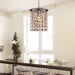 Designer Touch Decorative Modern Contemporary Crystal Mini Style Electroplated Pendant Light
