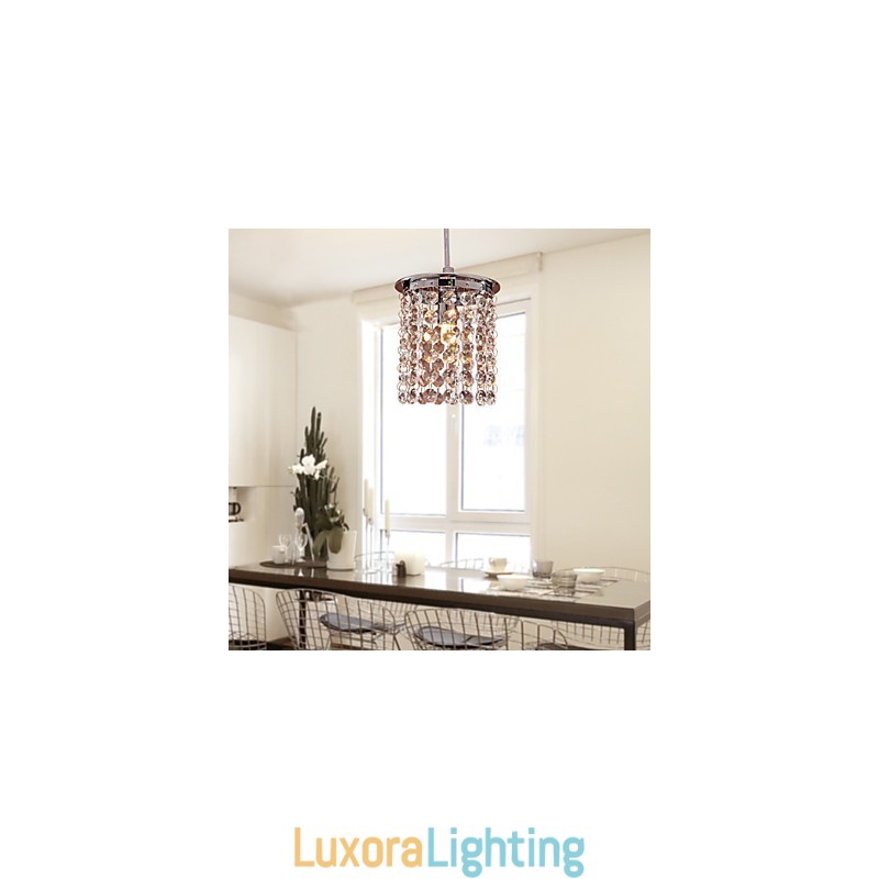 Designer Touch Decorative Modern Contemporary Crystal Mini Style Electroplated Pendant Light