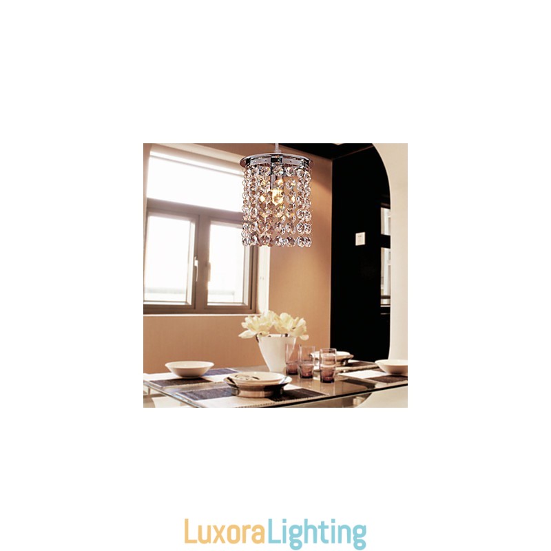 Designer Touch Decorative Modern Contemporary Crystal Mini Style Electroplated Pendant Light