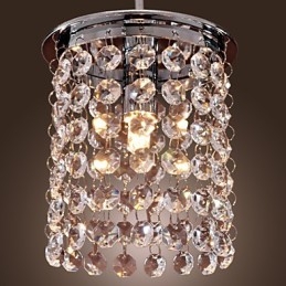 Designer Touch Decorative Modern Contemporary Crystal Mini Style Electroplated Pendant Light