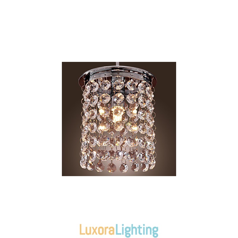 Designer Touch Decorative Modern Contemporary Crystal Mini Style Electroplated Pendant Light