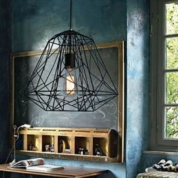 Designer Touch Decorative Vintage Retro Painting Metal Pendant Light Garage