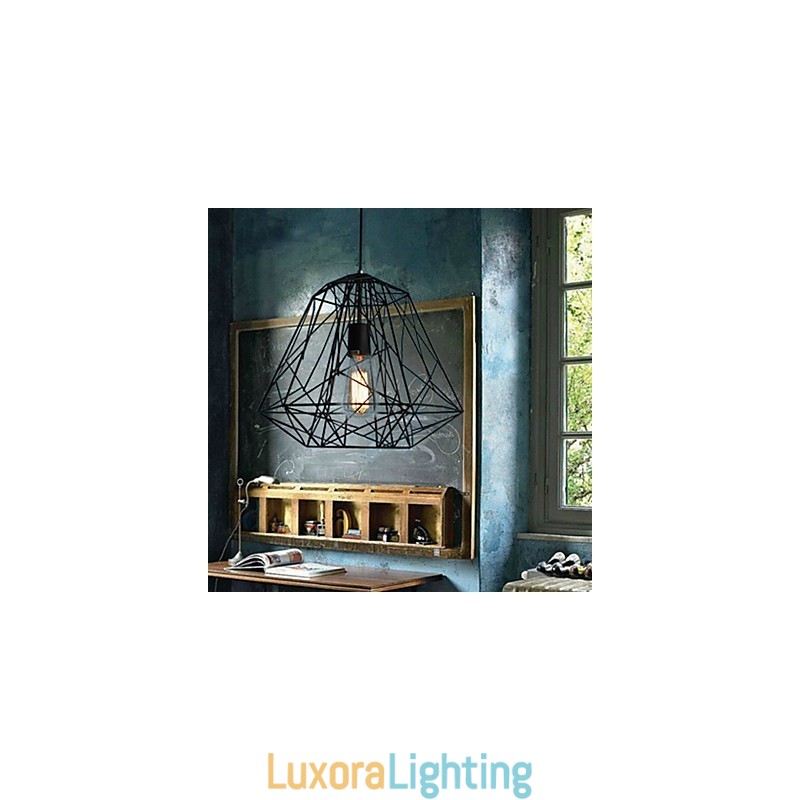 Designer Touch Decorative Vintage Retro Painting Metal Pendant Light Garage