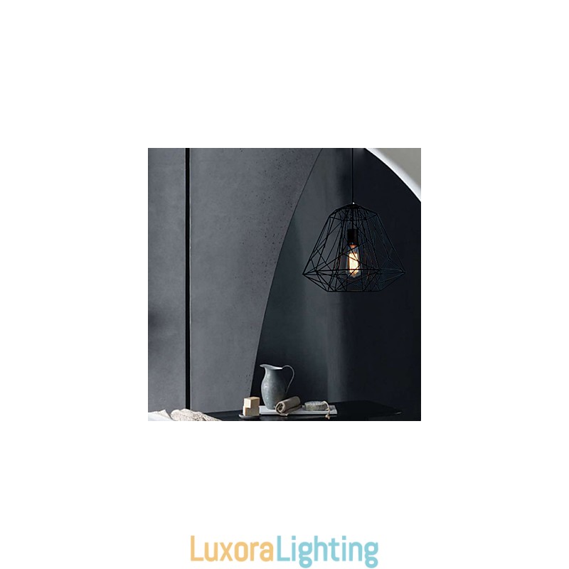 Designer Touch Decorative Vintage Retro Painting Metal Pendant Light Garage