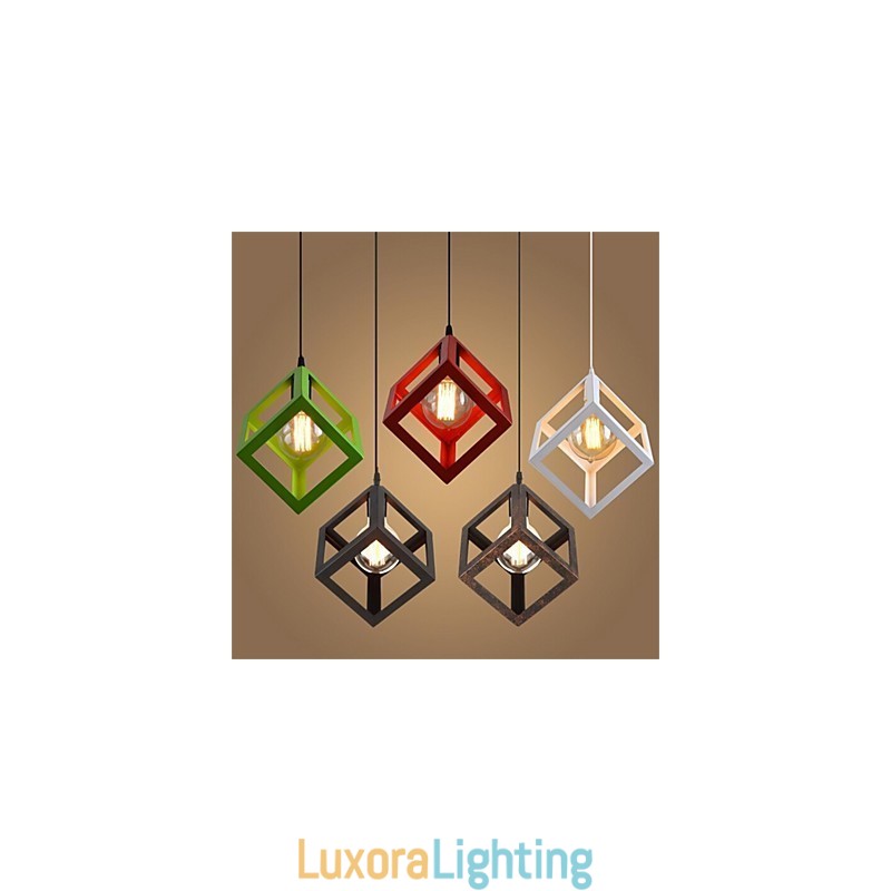 Designer Touch Decorative American Retro Birdcage Shape Iron Art Chandelier