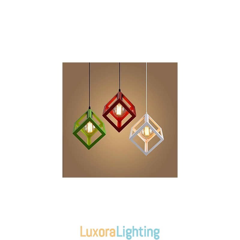 Designer Touch Decorative American Retro Birdcage Shape Iron Art Chandelier