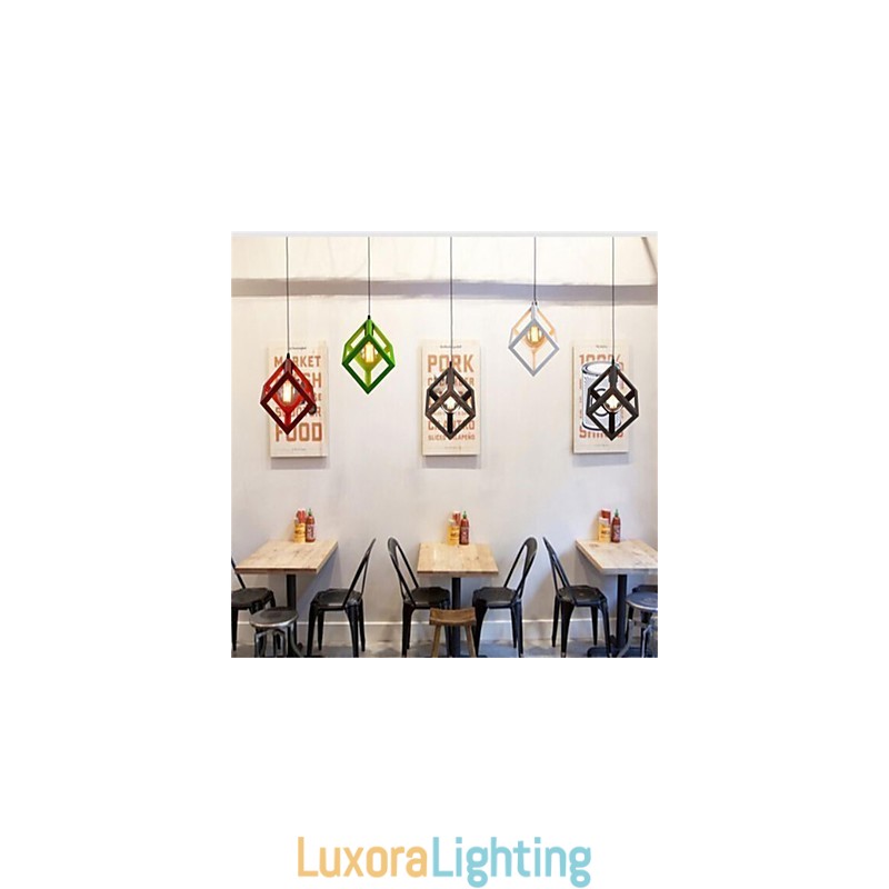 Designer Touch Decorative American Retro Birdcage Shape Iron Art Chandelier