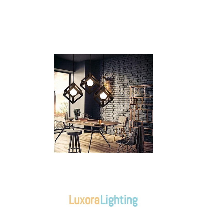 Designer Touch Decorative American Retro Birdcage Shape Iron Art Chandelier