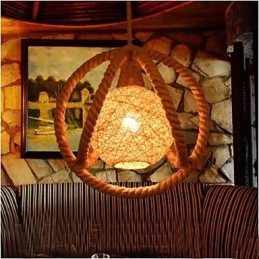 Designer Touch Decorative The Chandelier Retro Industrial Wind rope