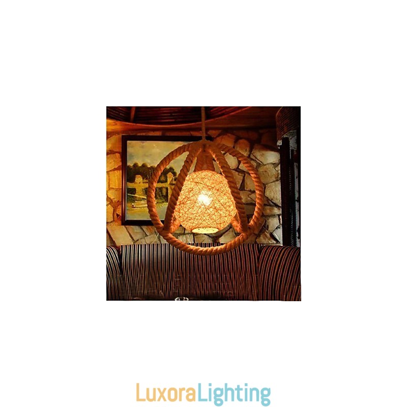 Designer Touch Decorative The Chandelier Retro Industrial Wind rope