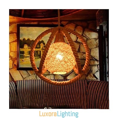 Designer Touch Decorative The Chandelier Retro Industrial Wind rope