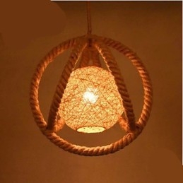 Designer Touch Decorative The Chandelier Retro Industrial Wind rope