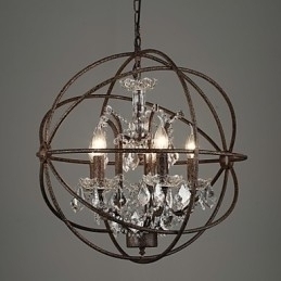 Designer Touch Decorative Chandelier Crystal Traditional Classic Metal