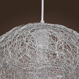 Designer Touch Decorative Modern Contemporary Globe Mini Style Chrome Pendant Light