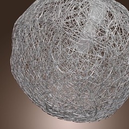 Designer Touch Decorative Modern Contemporary Globe Mini Style Chrome Pendant Light