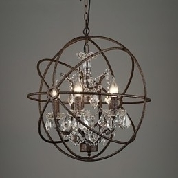 Designer Touch Decorative Chandelier Crystal Traditional Classic Metal