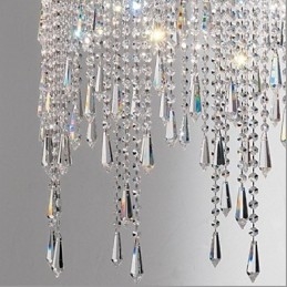 Designer Touch Decorative Modern Contemporary Crystal Metal Pendant Light
