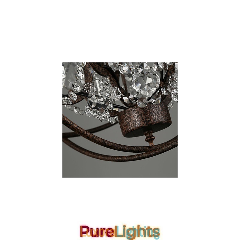 Designer Touch Decorative Chandelier Crystal Traditional Classic Metal