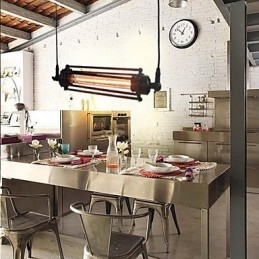 Designer Touch Decorative Loft Retro Chandelier Pendant Light Classic Vintage Lamp Country Metal Light