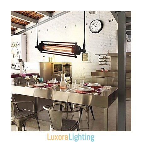 Designer Touch Decorative Loft Retro Chandelier Pendant Light Classic Vintage Lamp Country Metal Light