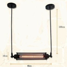 Designer Touch Decorative Loft Retro Chandelier Pendant Light Classic Vintage Lamp Country Metal Light