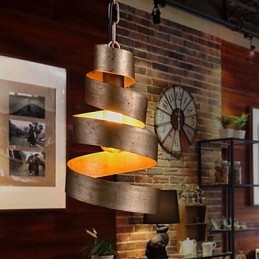 Designer Touch Decorative Retro Iron Lamp Modern Minimalist Industrial Style Chandelier