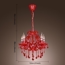 Designer Touch Decorative Modern Contemporary Crystal Chrome Metal Chandelier