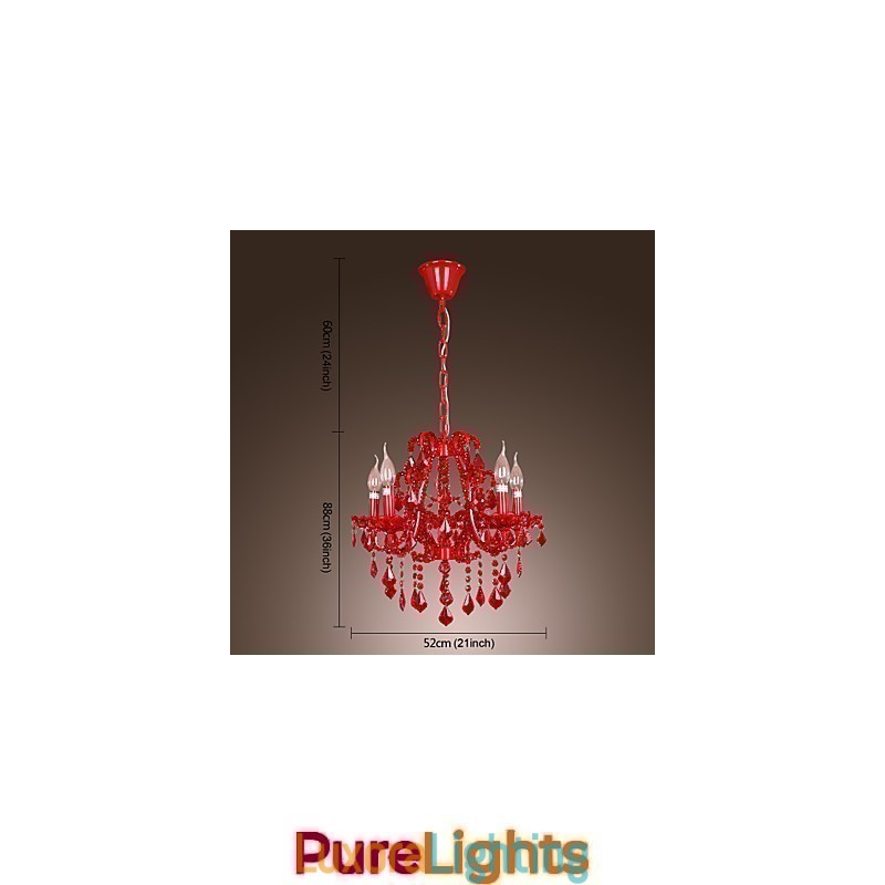Designer Touch Decorative Modern Contemporary Crystal Chrome Metal Chandelier