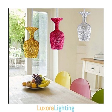 Designer Touch Decorative Woven Aluminum Chandelier With Three Head Lamp Apple