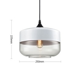 Designer Touch Decorative The Nordic Creative Stair Shop'S Art Wrought Iron Glass Chandelier Lamp