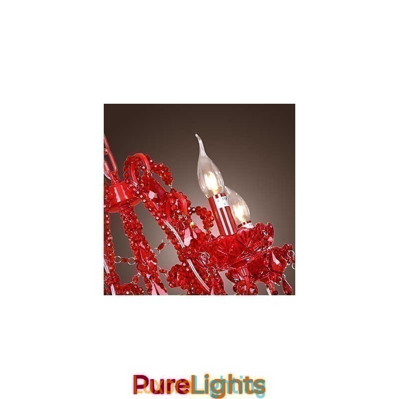 Designer Touch Decorative Modern Contemporary Crystal Chrome Metal Chandelier