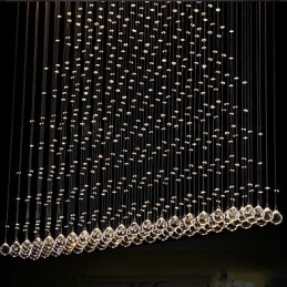 Designer Touch Decorative K9 Crystal Pendant Light Hanging Wire Chandelier Lighting Ceiling Lamps