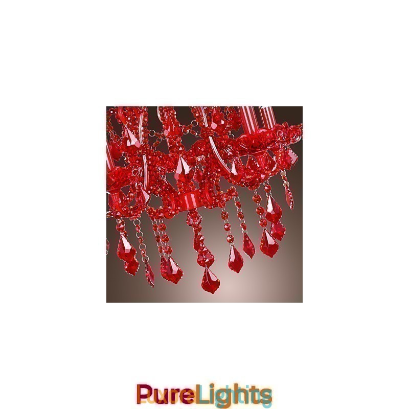 Designer Touch Decorative Modern Contemporary Crystal Chrome Metal Chandelier