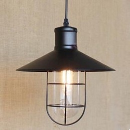 Designer Touch Decorative Glass Wrought Iron Snack Droplight Sitting Workshop