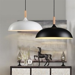 Designer Touch Decorative Retro Pendant Light Painting Wood+Metal Cafe pendant lamps