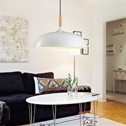 Designer Touch Decorative Retro Pendant Light Painting Wood+Metal Cafe pendant lamps