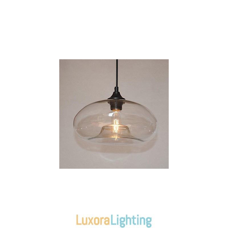 Designer Touch Decorative Modern Characteristic 1 Light Pendant With Transparent Shade