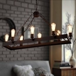 Designer Touch Decorative Modern Retro Loft Chandelier American Country Chandelier Creative Industrial Cafe Lamp Lights