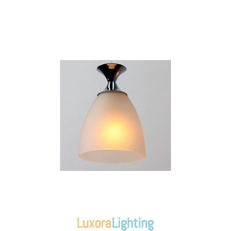 Designer Touch Decorative Modern Contemporary Island Mini Style Chrome Pendant Light