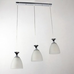 Designer Touch Decorative Modern Contemporary Island Mini Style Chrome Pendant Light